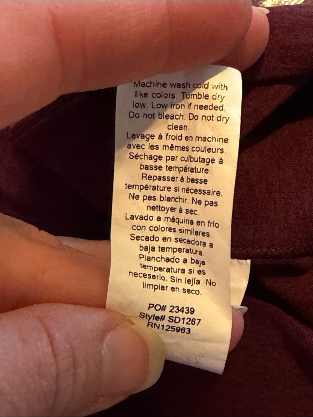 Beyond Yoga Spacedye High Waist Bootcut Pants XL Burgundy Wine - Picture 7 of 7